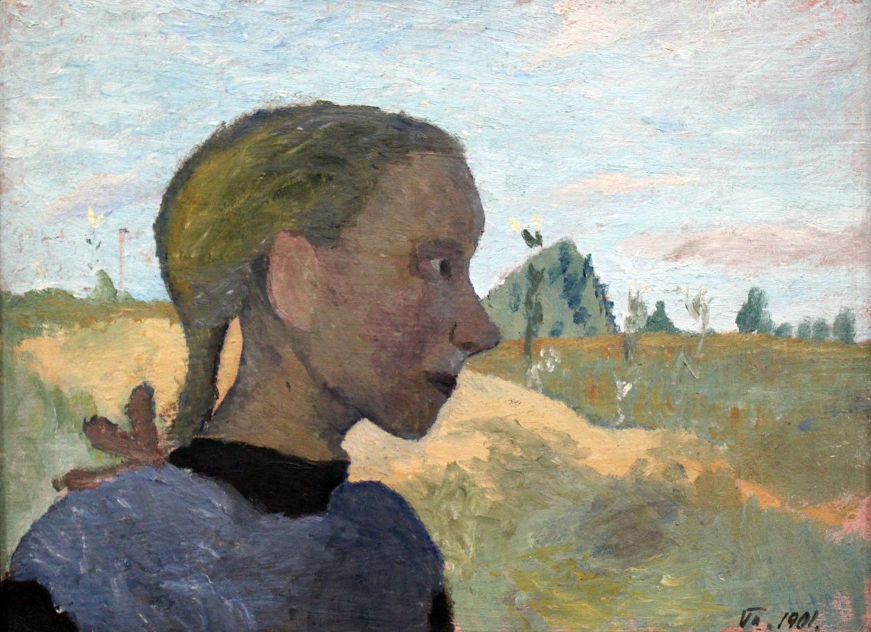 Portrait of a Girl by Paula Modersohn Becker