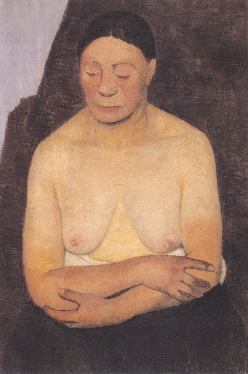 Female Half-Nude by Paula Modersohn Becker