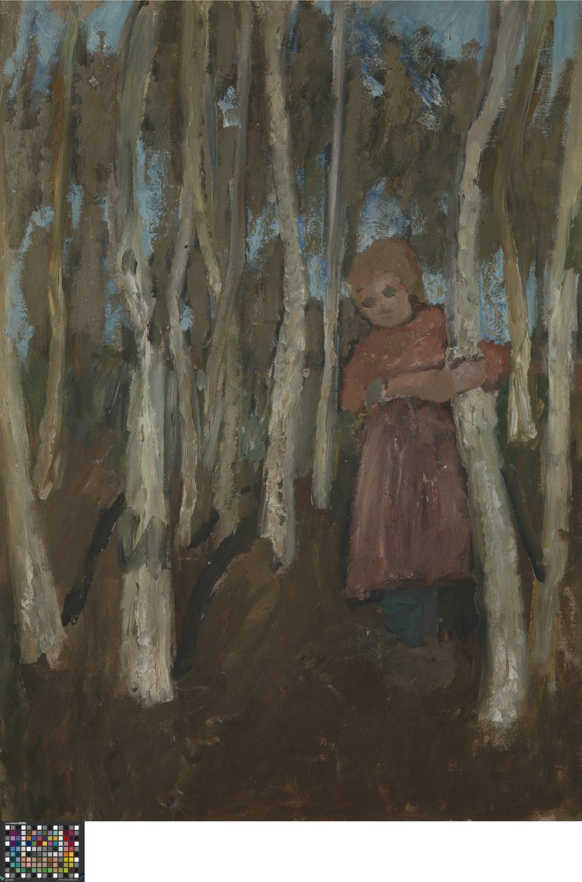 Girl in a Birch Forest by Paula Modersohn Becker