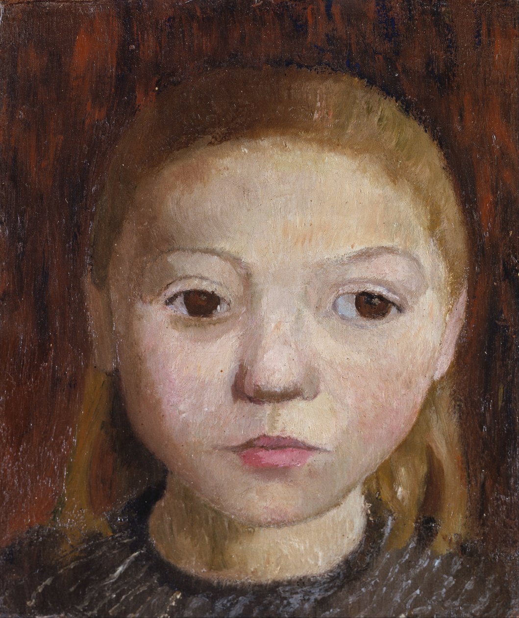 Head of a Girl by Paula Modersohn Becker