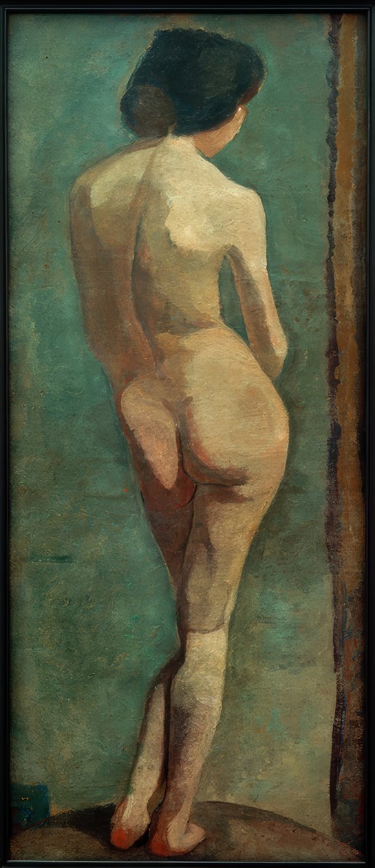 Standing Female Nude from the Back by Paula Modersohn Becker