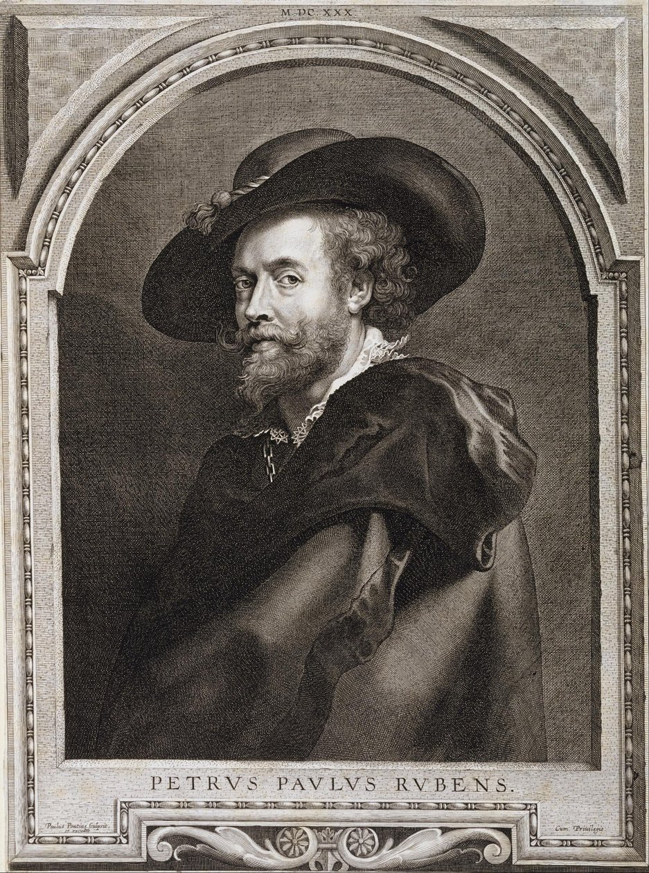 Portrait of Peter Paul Rubens by Paulus Pontius