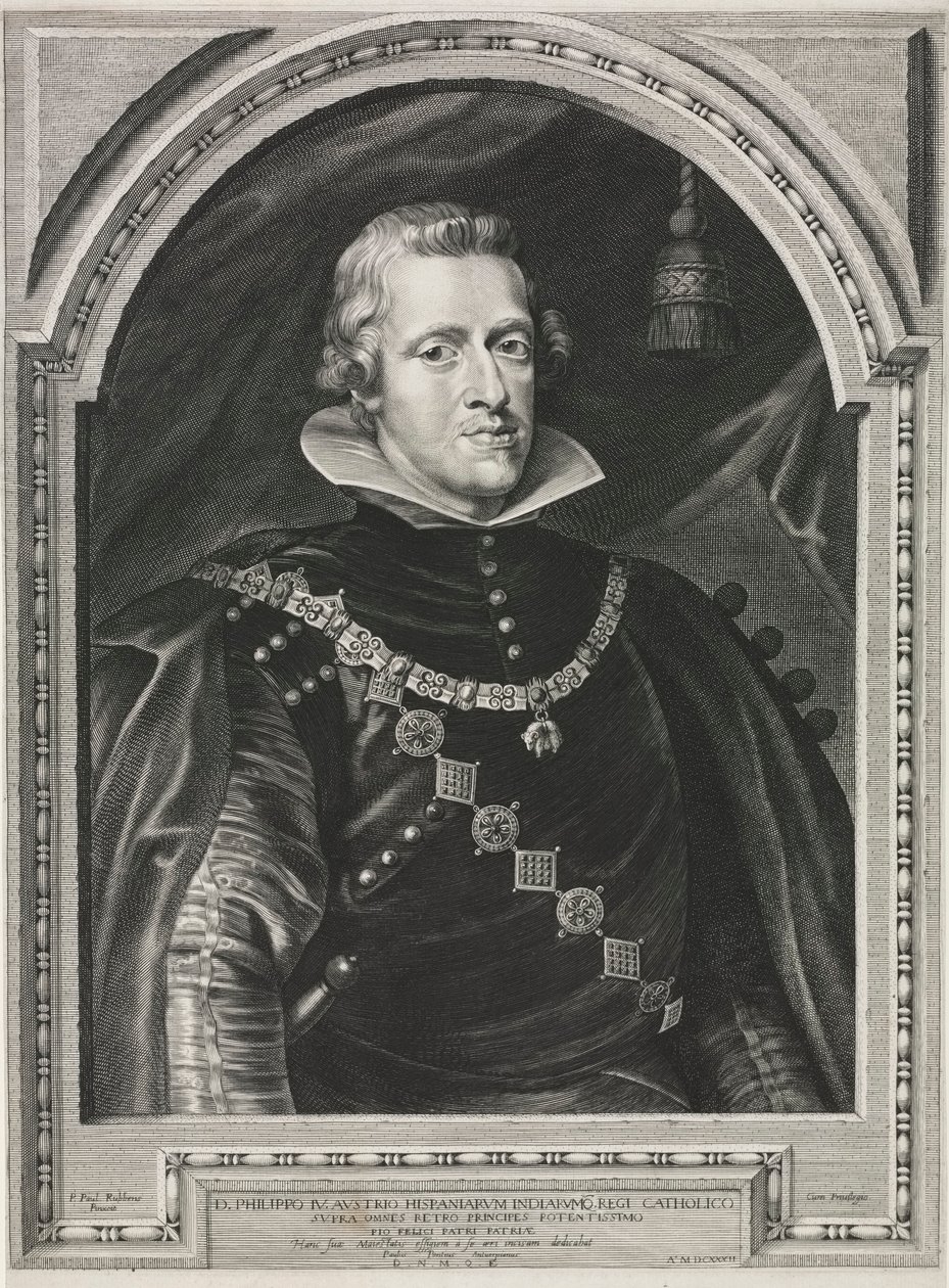 Portrait of Philip IV by Paulus Pontius