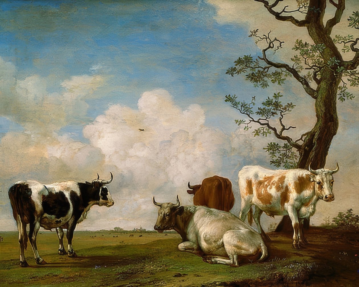 Four Bulls by Paulus Potter