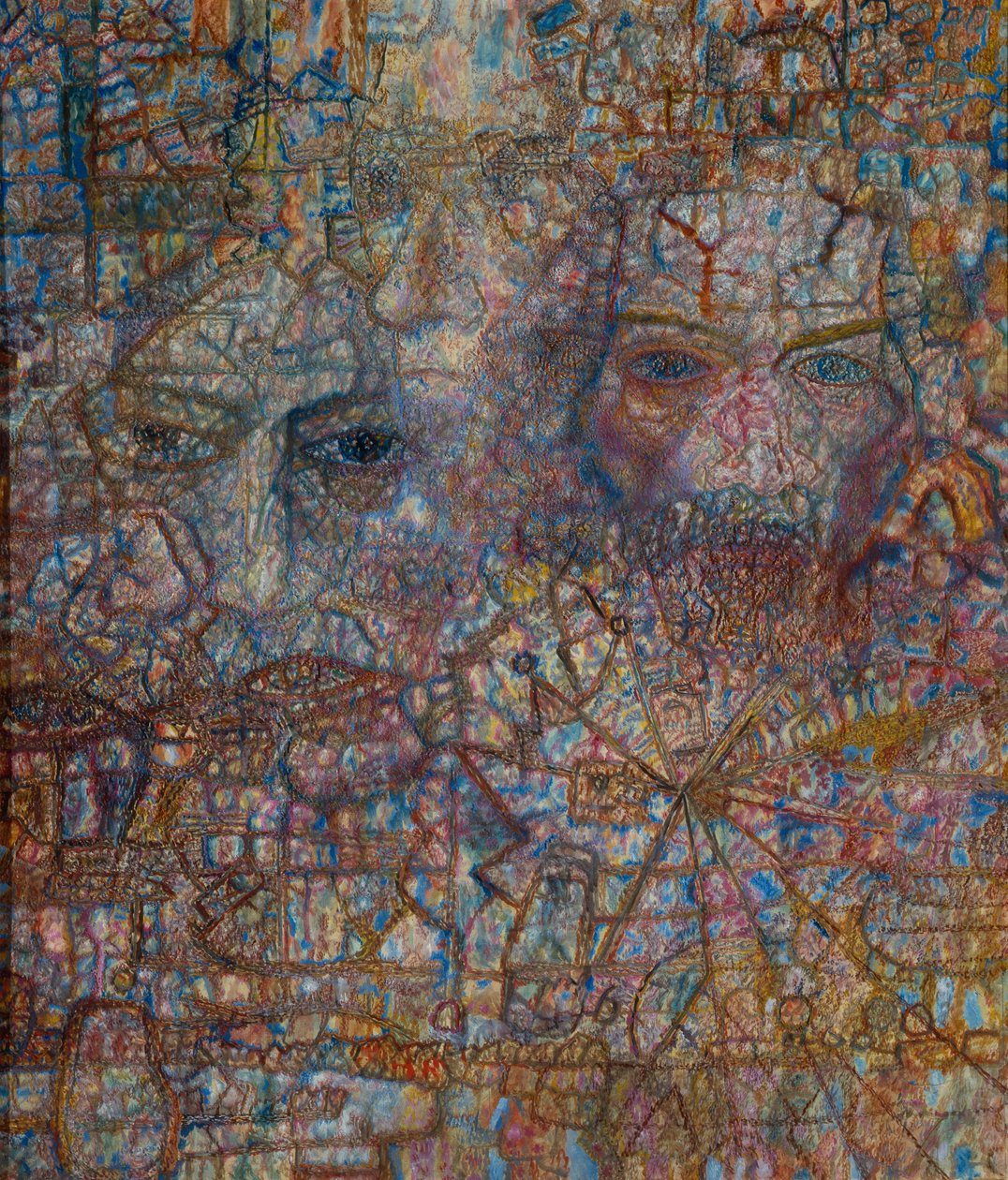 Faces by Pavel Nikolayevich Filonov