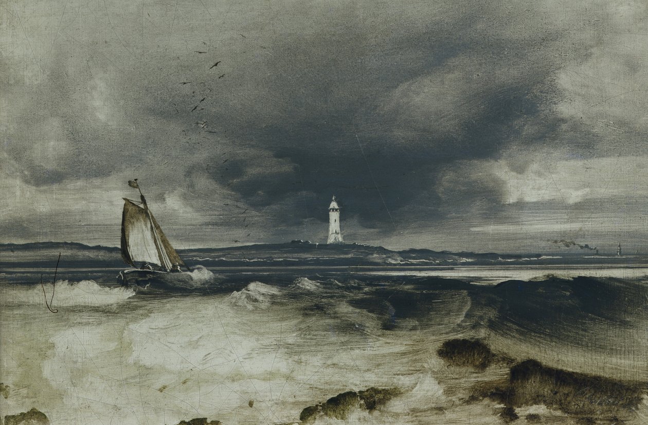 Lighthouse by Peder Balke