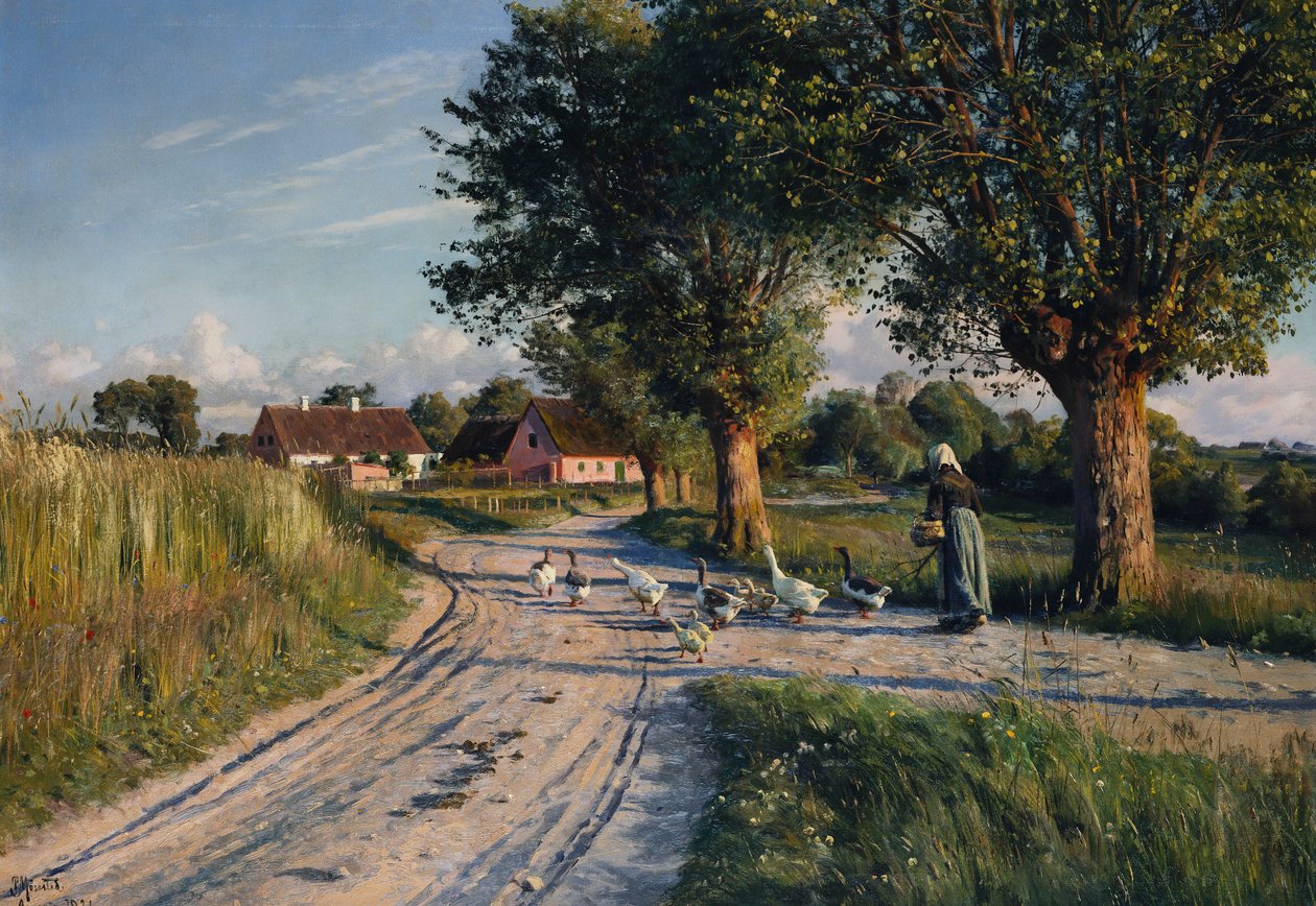 The Way Home by Peder Monsted