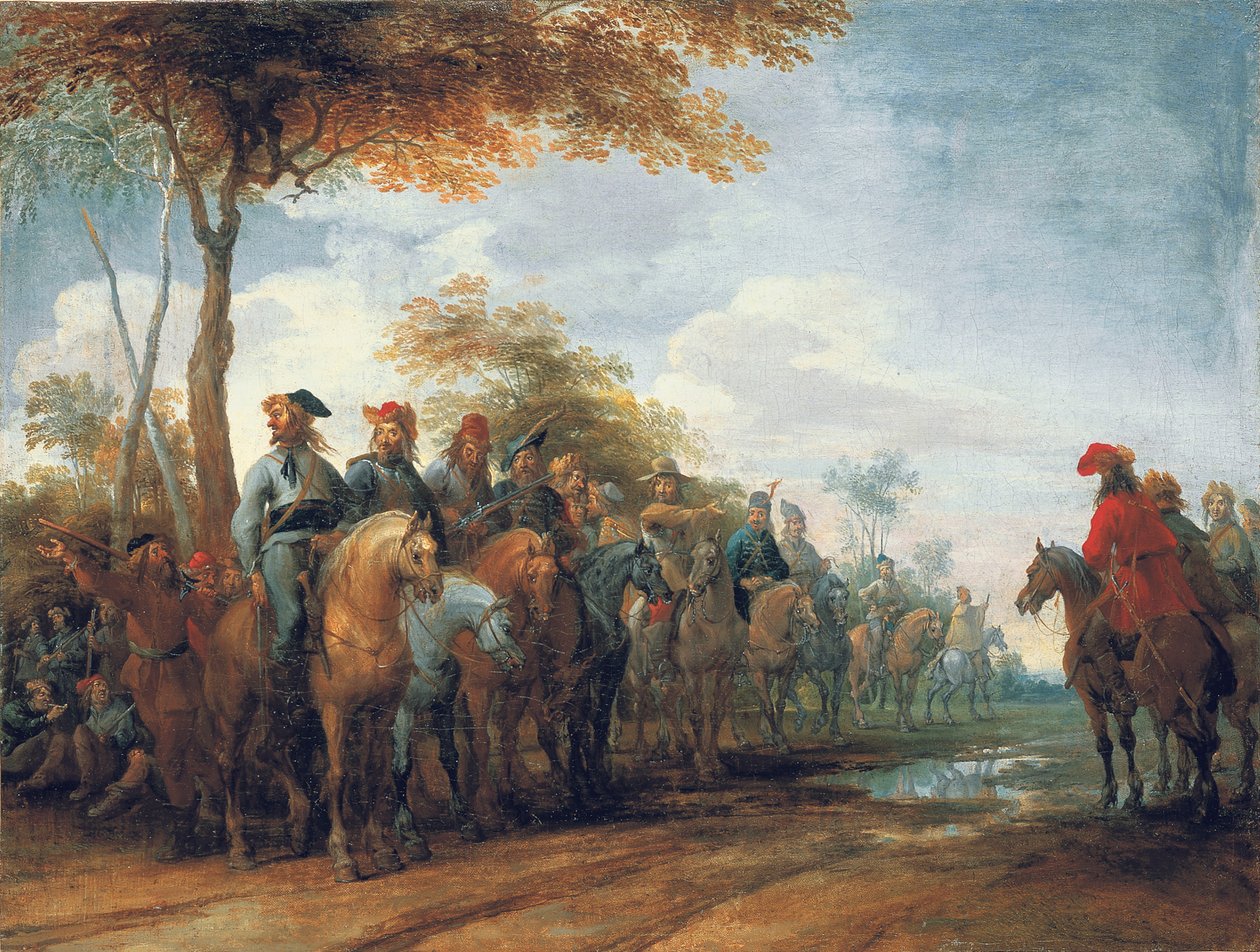The Halt of the Cavalry by Peeter Snayers
