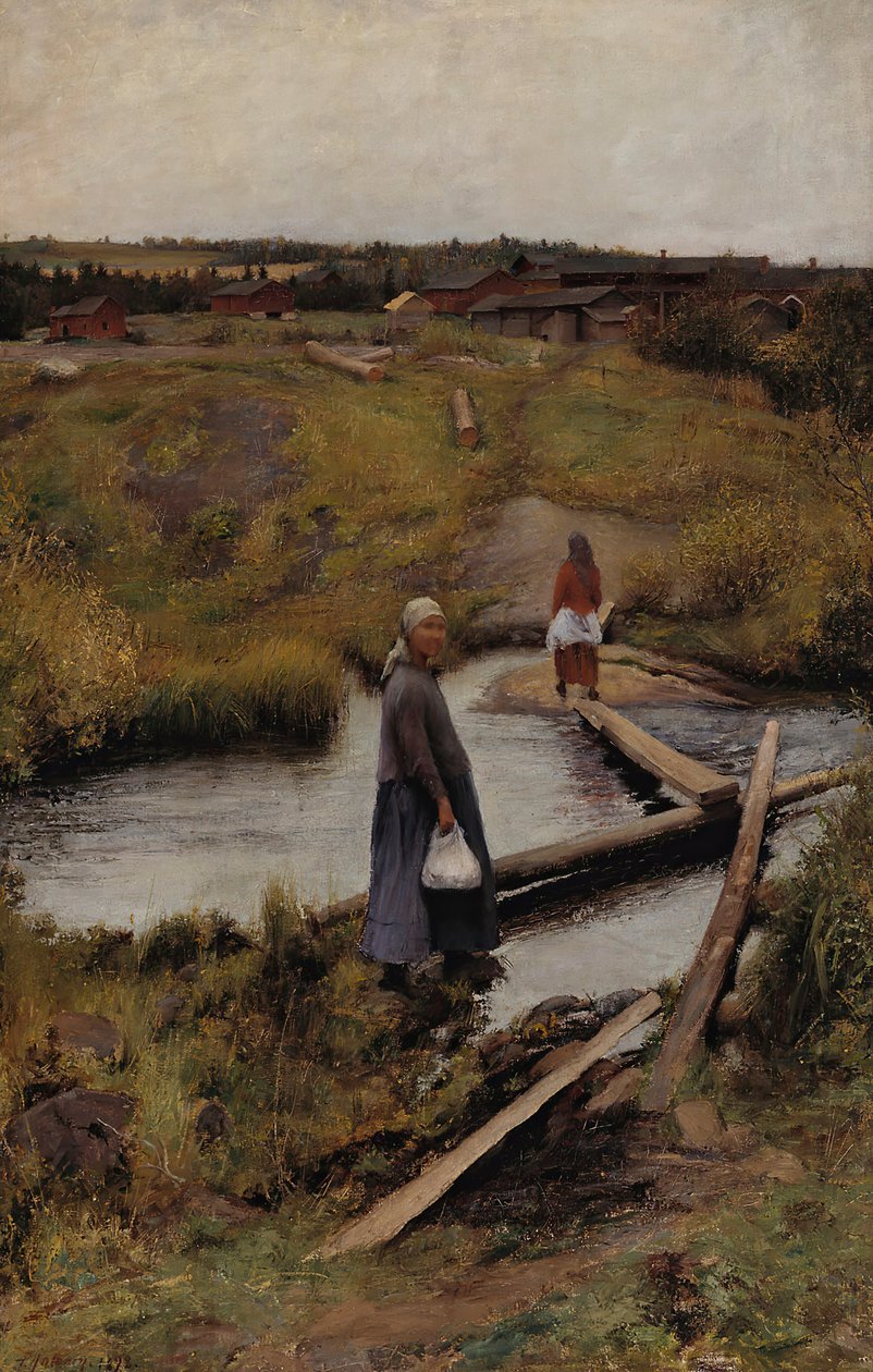 The Short Cut, 1892 by Pekka Halonen