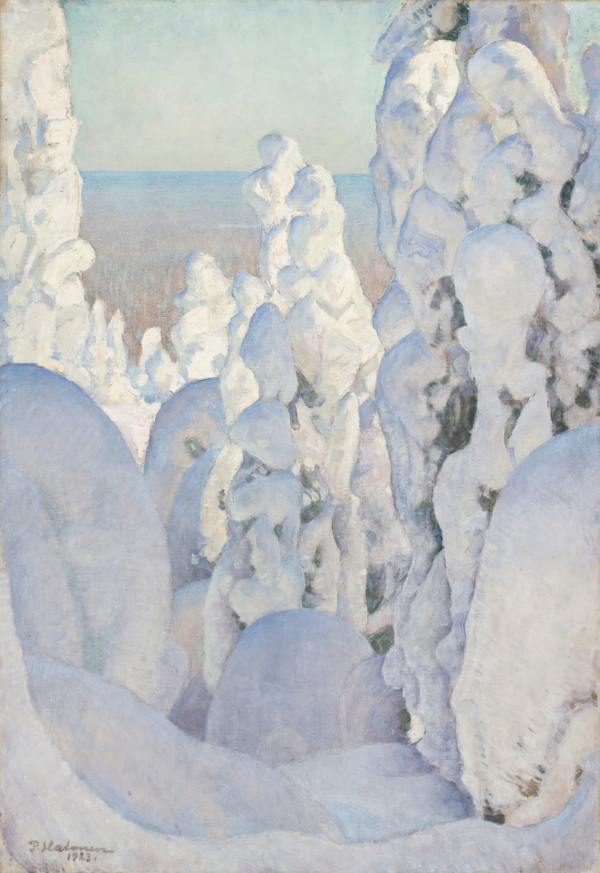 Winter Landscape in Kinahmi, 1923 by Pekka Halonen