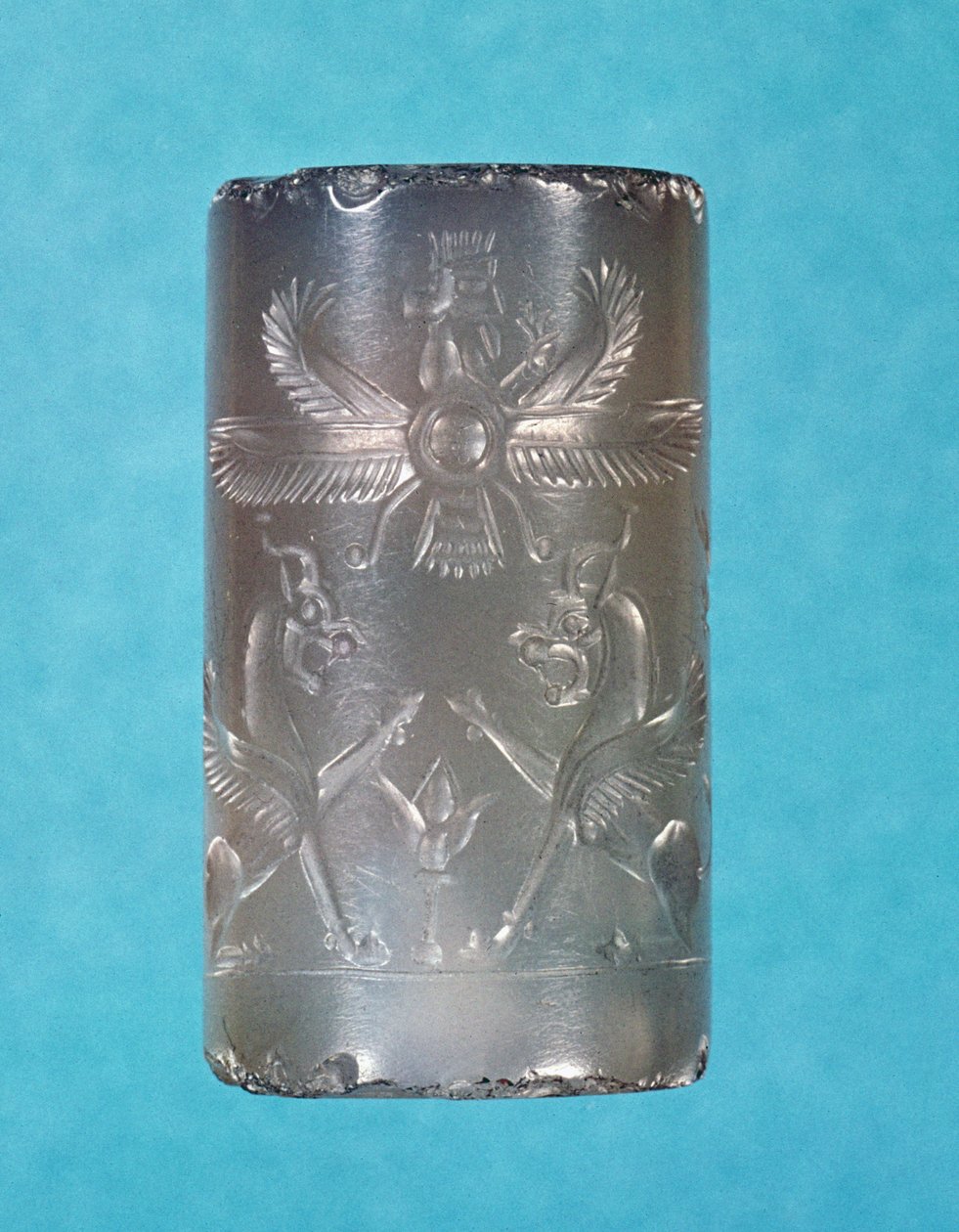 Achaemenid cylinder seal, Persian dynasty, 7th century BC by Persian School