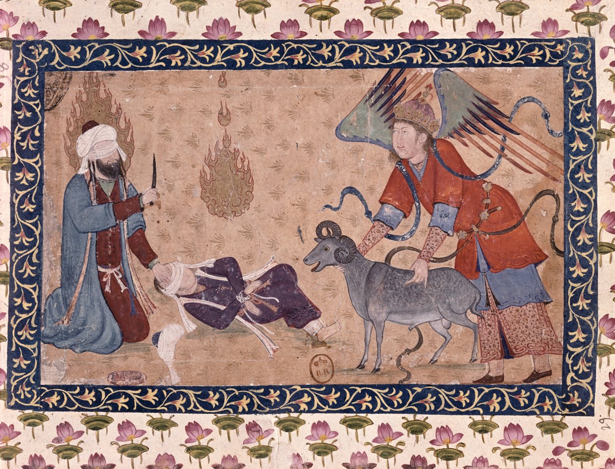 Sacrifice of Abraham by Persian School