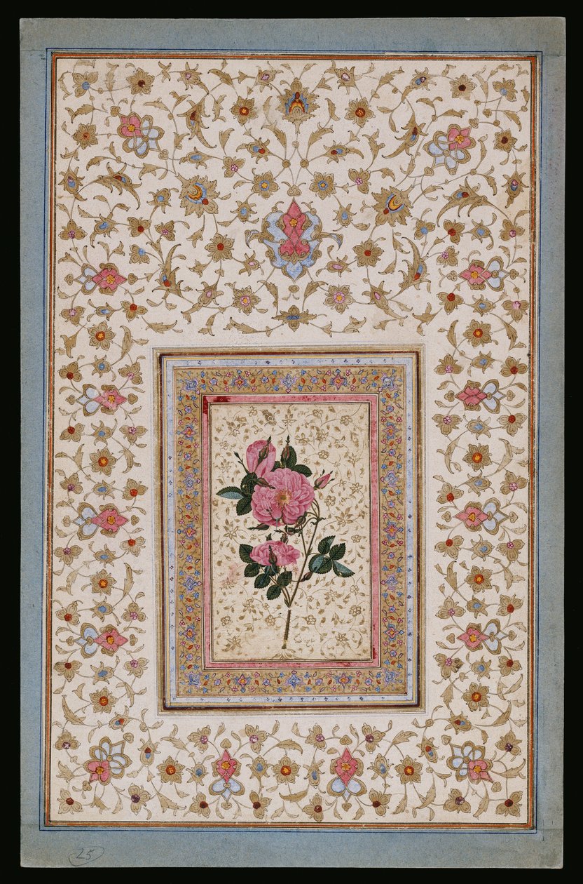 Study of a Rose by Persian School