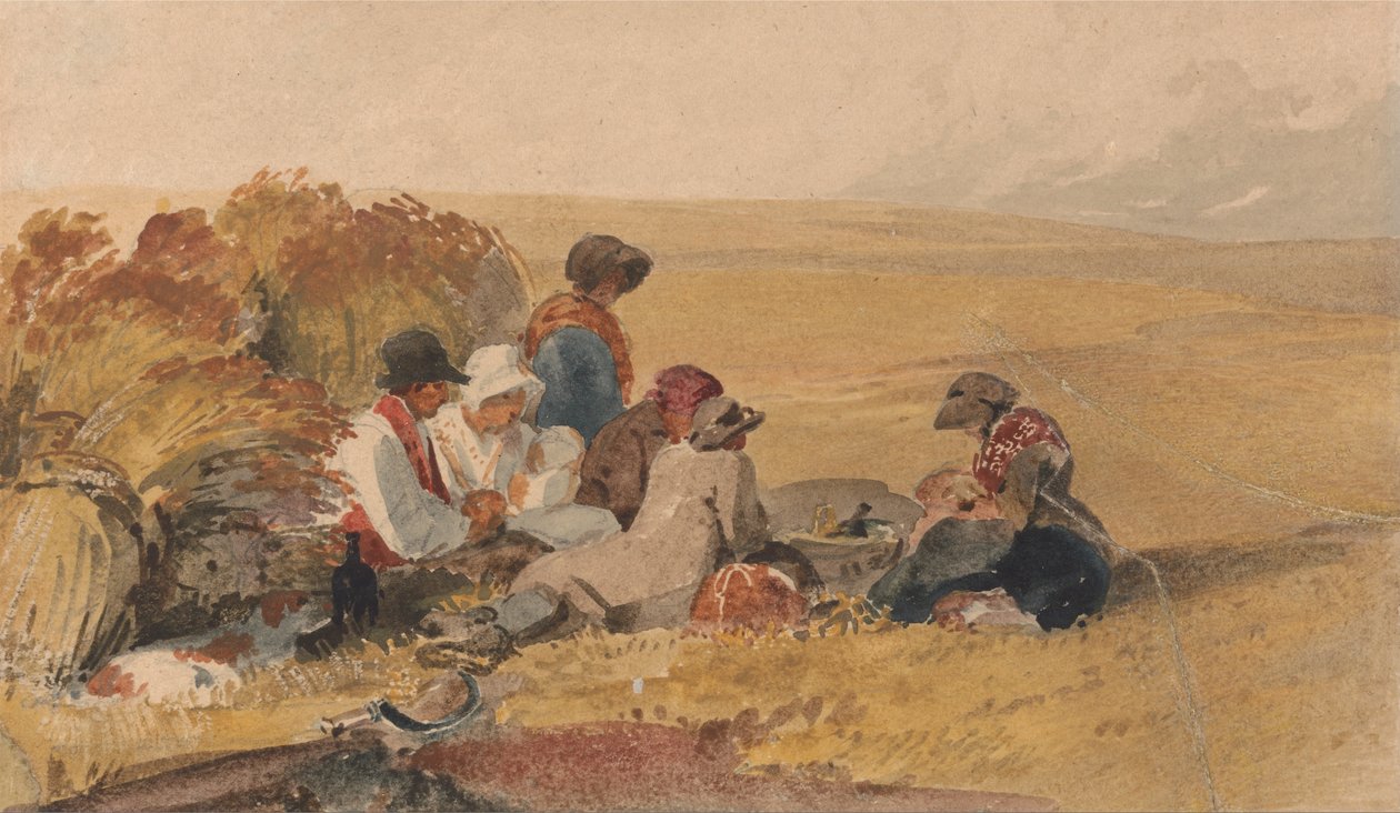 The Harvesters by Peter de Wint