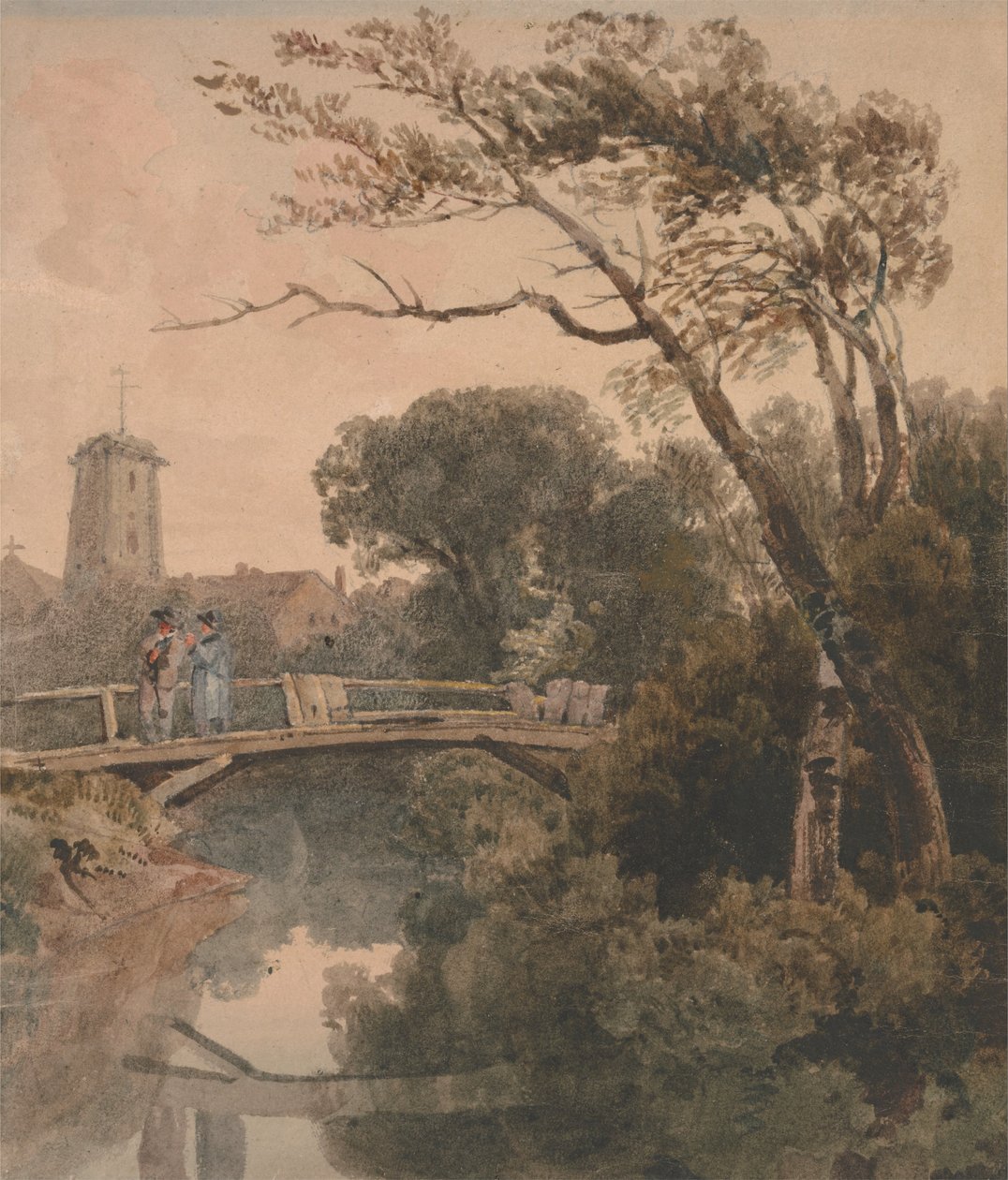 The Old Bridge by Peter de Wint