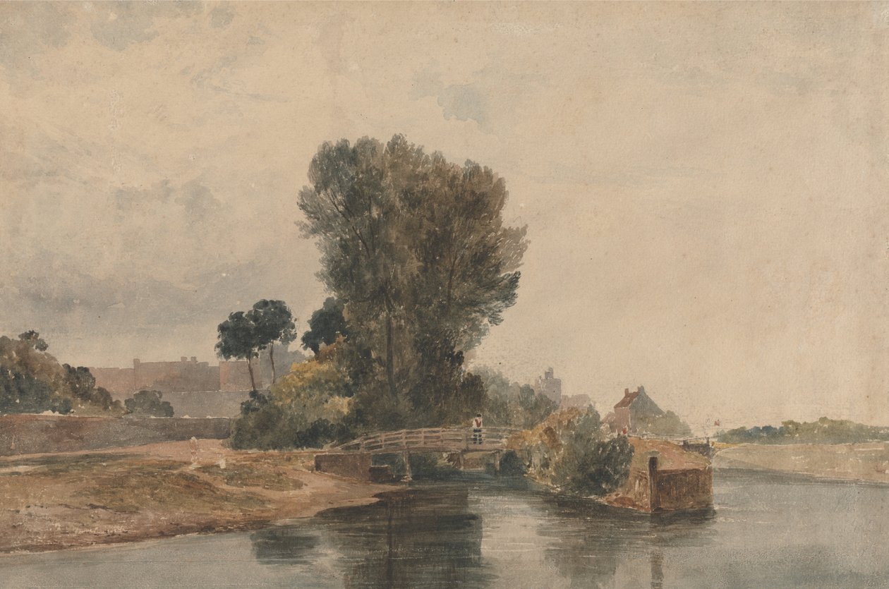 Windsor from below the Locks by Peter de Wint