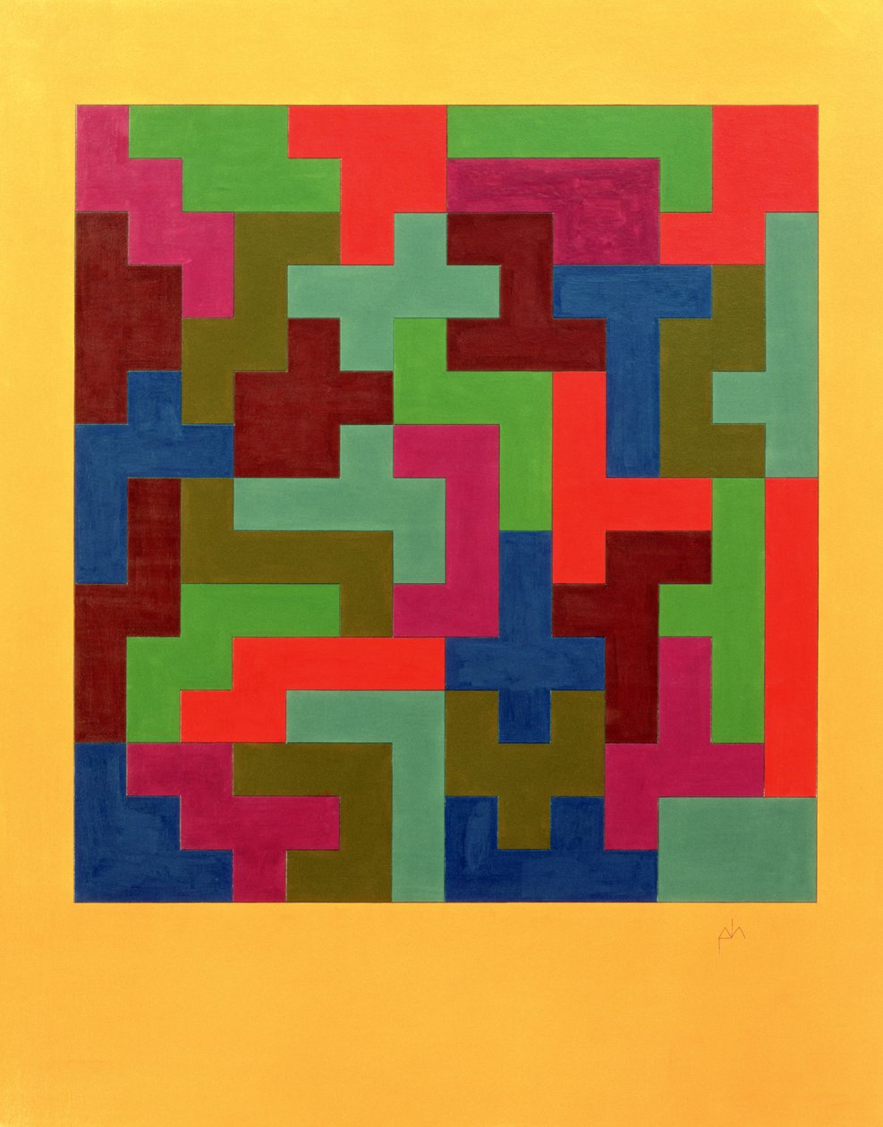 Puzzle II, 1988 by Peter McClure