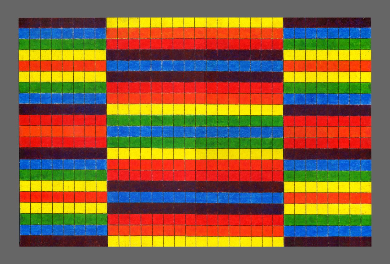 Striped Triptych, 2009 by Peter McClure