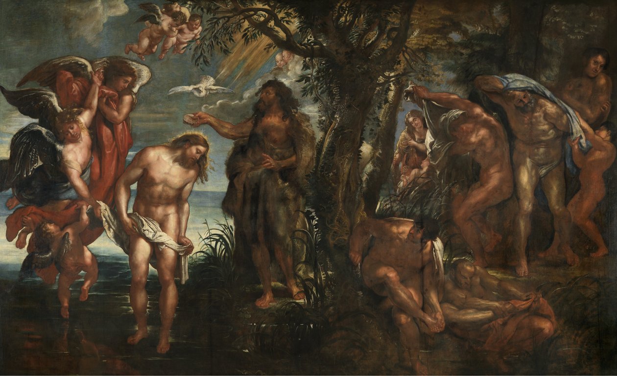 Baptism of Christ by Peter Paul Rubens