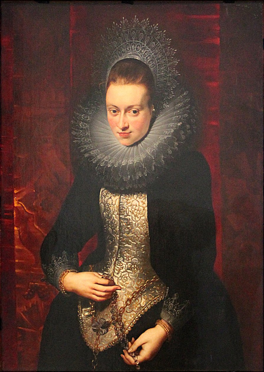 Portrait of a Young Woman with a Rosary by Peter Paul Rubens