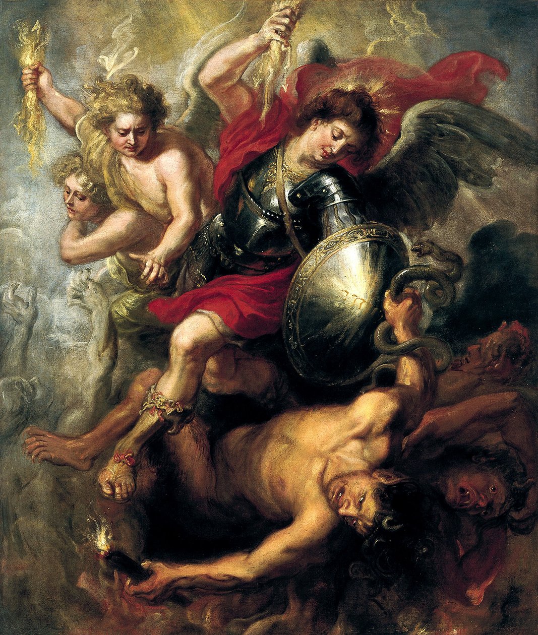 Saint Michael Expelling Lucifer and the Rebellious Angels, 1622 by Peter Paul Rubens