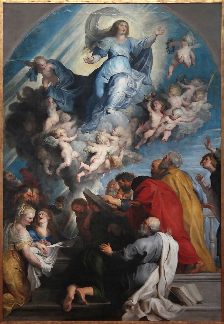 Assumption of Mary by Peter Paul studio of Rubens