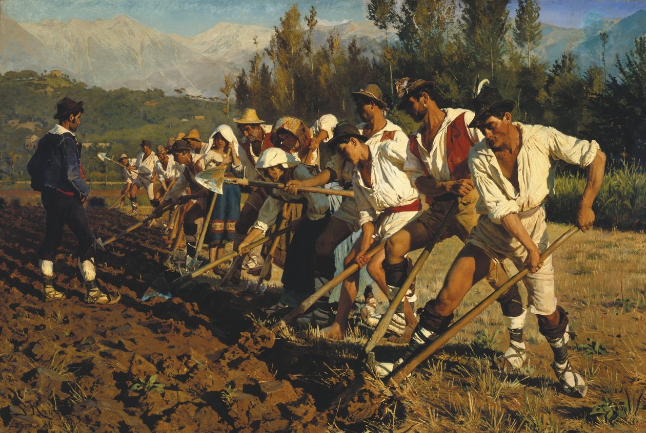Italian Field Workers by Peder Severin Krøyer