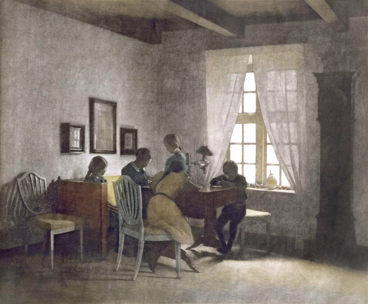 Children at Table by Peter Vilhelm Ilsted