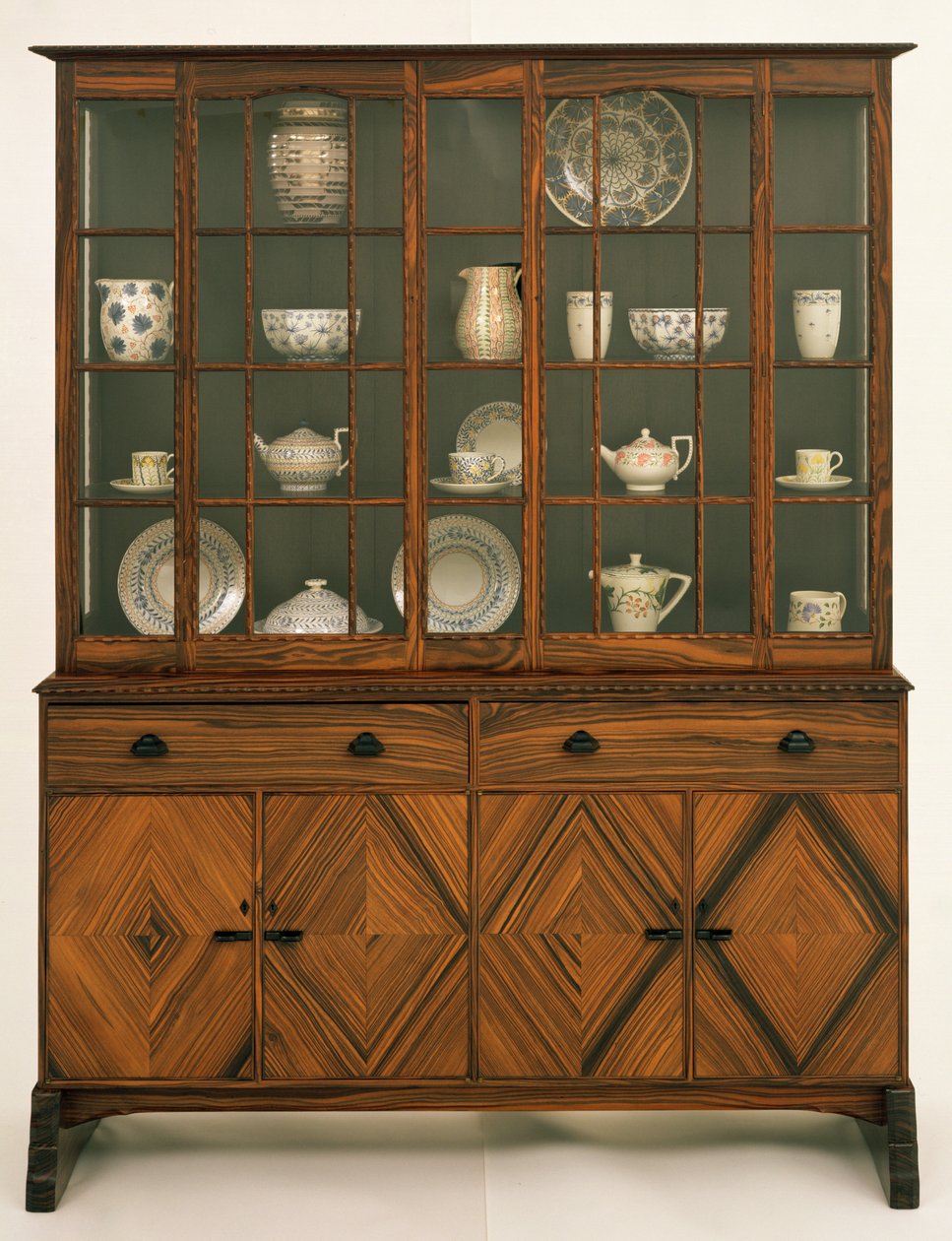 Bookcase Designed by Peter Waals after Ernest Gimson, Made by Ernest Smith by Peter van der Waals