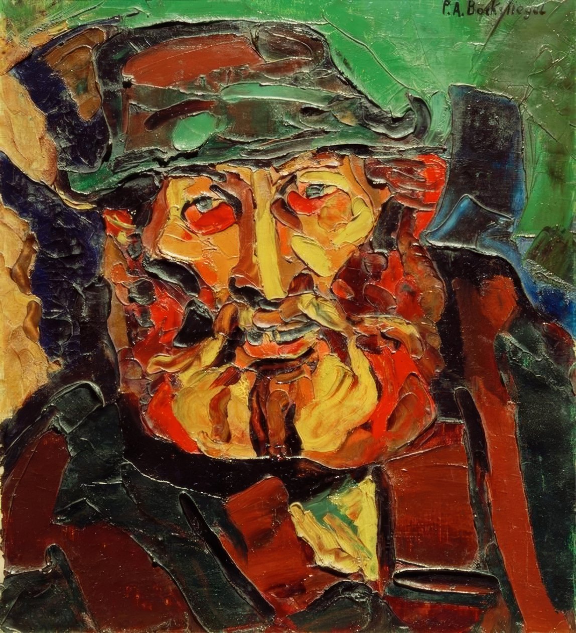 Head of a Farmer by Peter August Böckstiegel