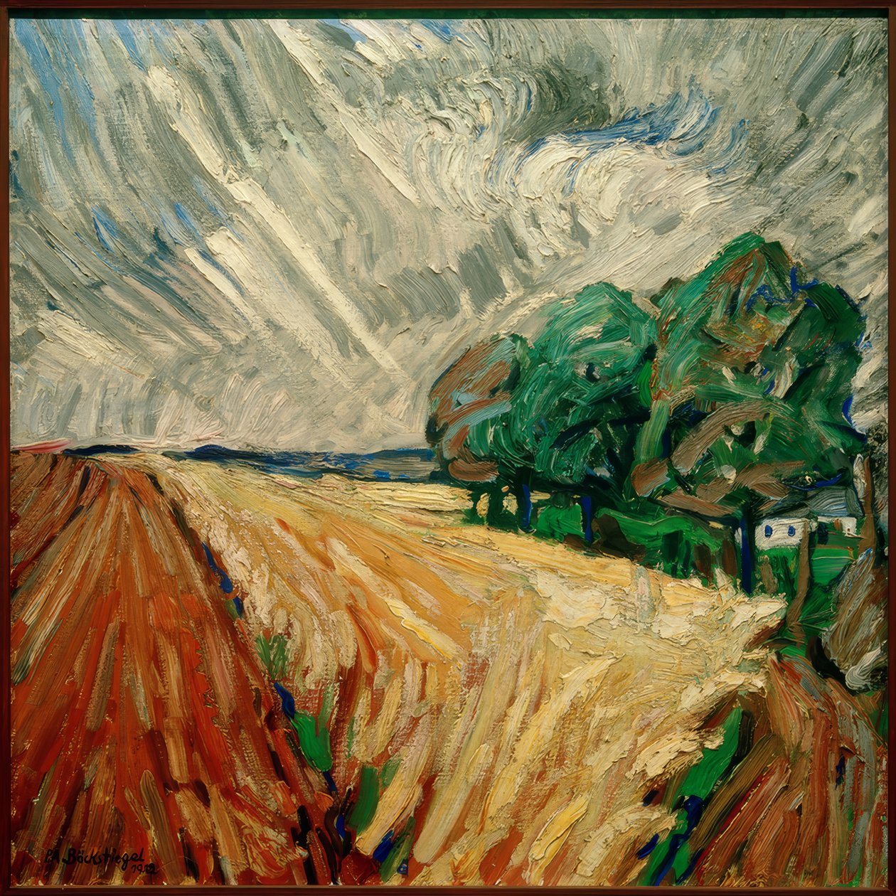 After the Rain (Landscape) by Peter August Böckstiegel