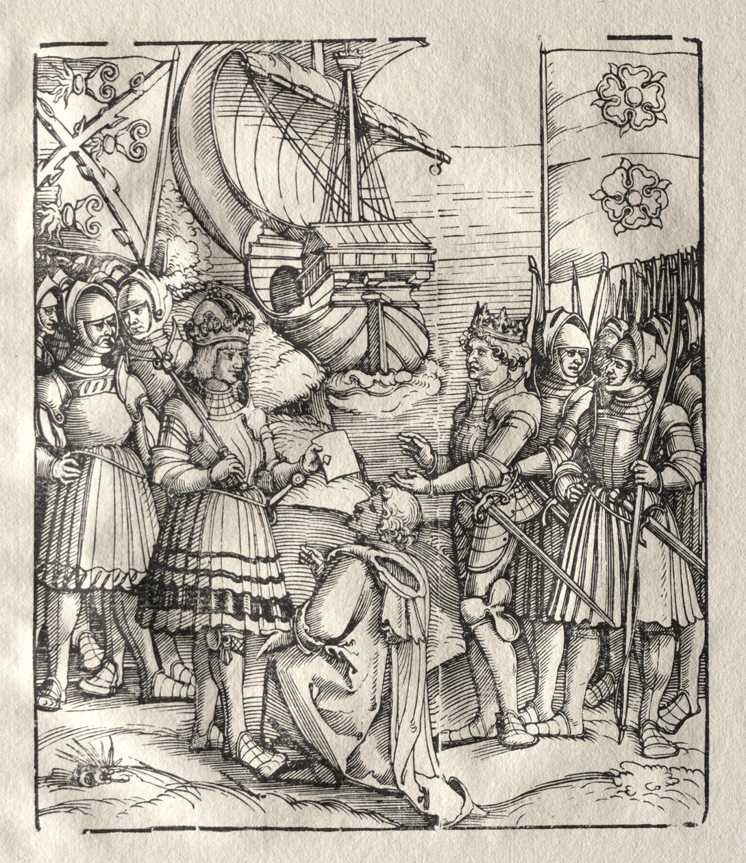 Maximilian Makes Peace with Henry VII by Peter Flötner