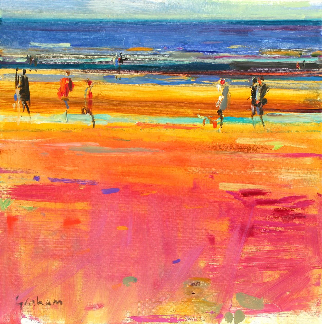 Boulevard de la Plage by Peter Graham (Contemporary)