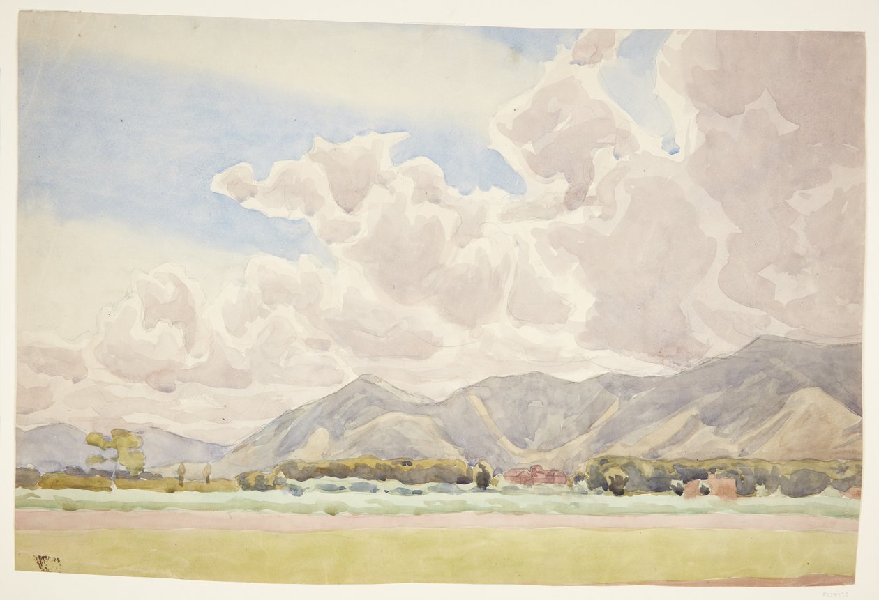Italian Landscape by Peter Hansen