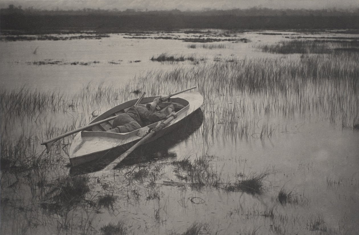 Gunner Working Up to Fowl by Peter Henry Emerson