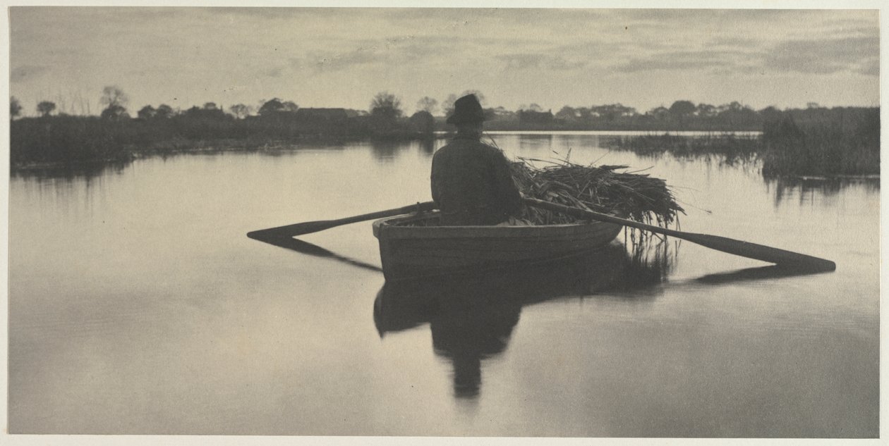 Rowing Home the Schoof-Stuff by Peter Henry Emerson