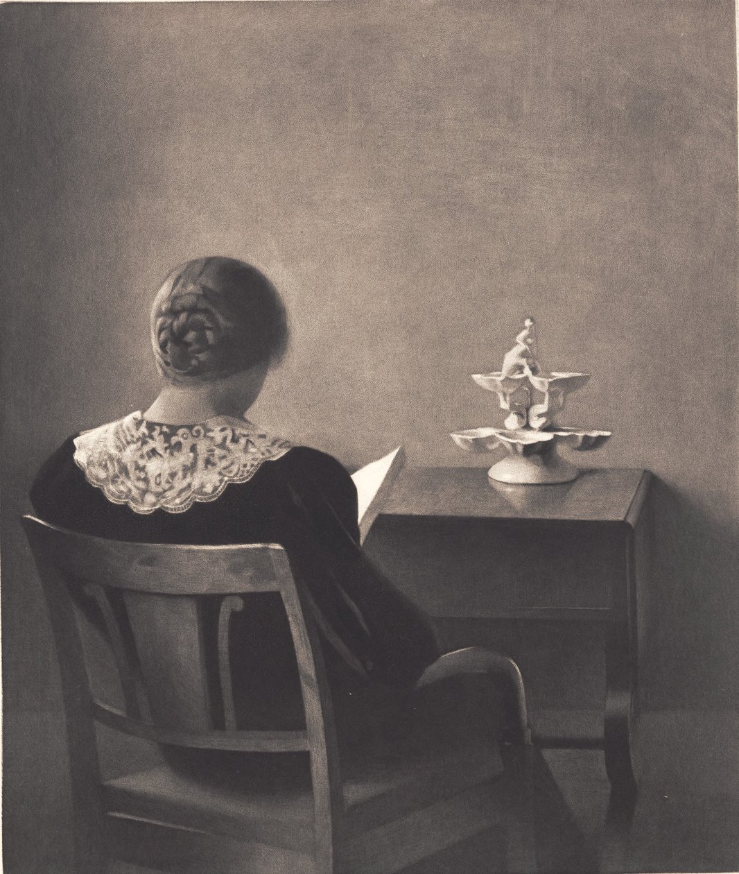Reading Lady by Peter Vilhelm Ilsted
