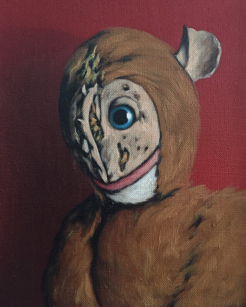 Red Monkey with Scars, 2006 by Peter Jones