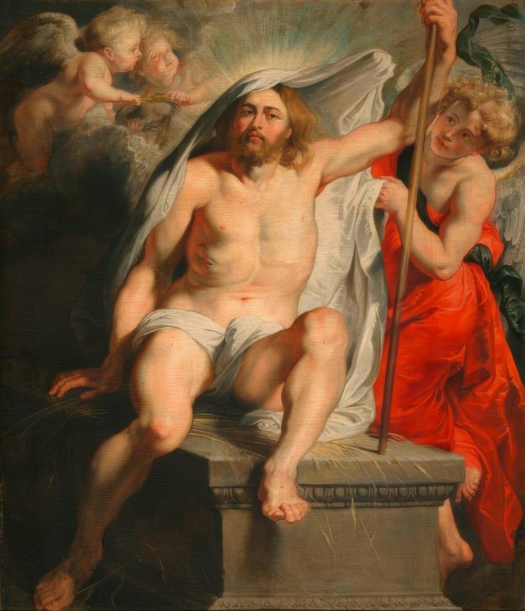 The Resurrected Christ Triumphant by Peter Paul Rubens