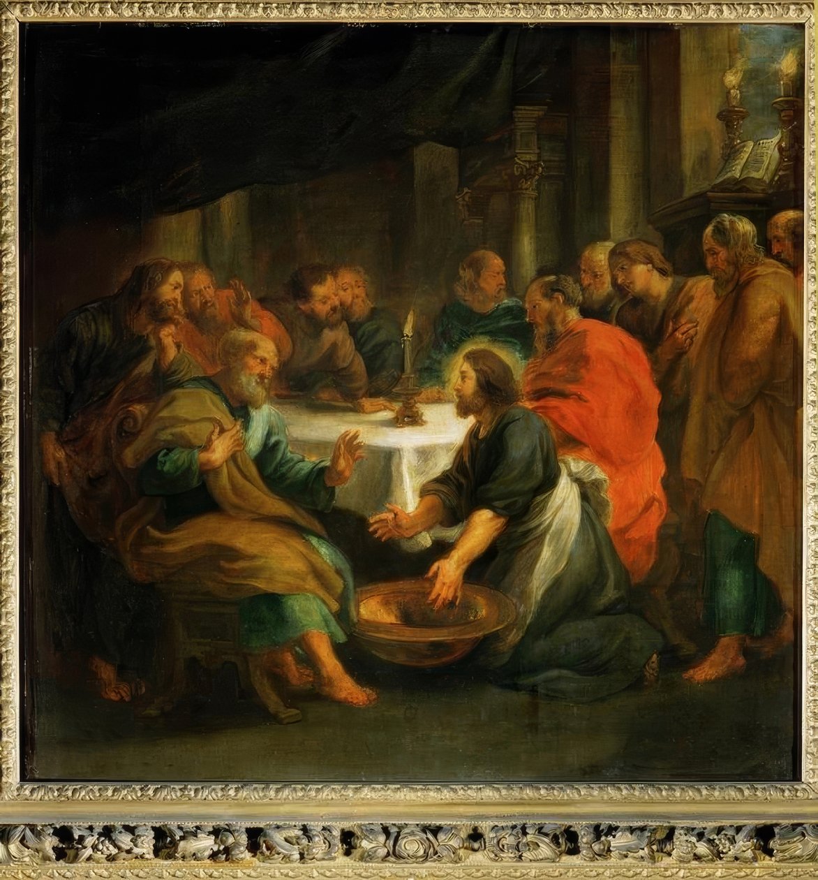 The Washing of the Feet by Peter Paul Rubens
