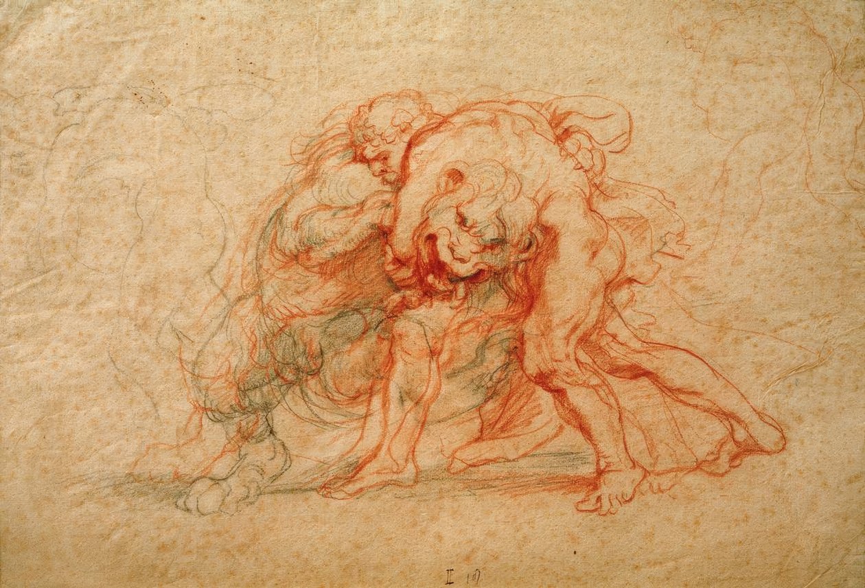 Hercules and the Nemean Lion by Peter Paul Rubens