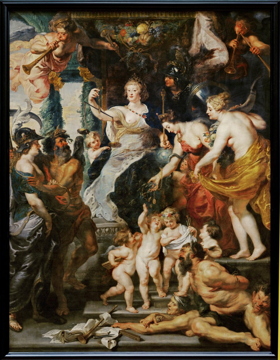 The Happiness of the Regency by Peter Paul Rubens