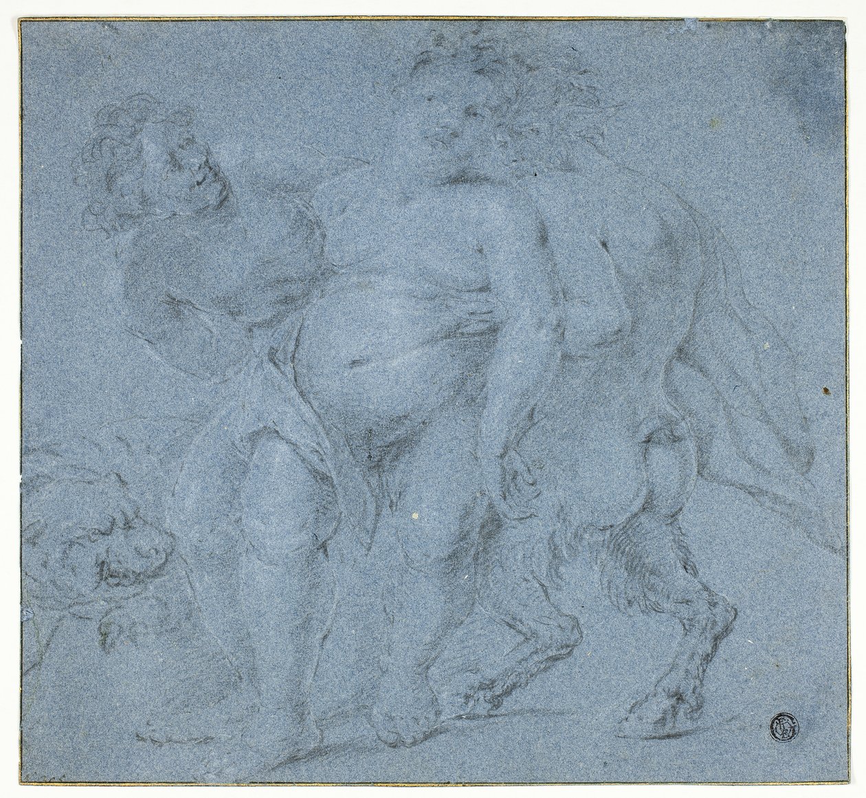 Silenus Supported by Two Satyrs by Peter Paul Rubens