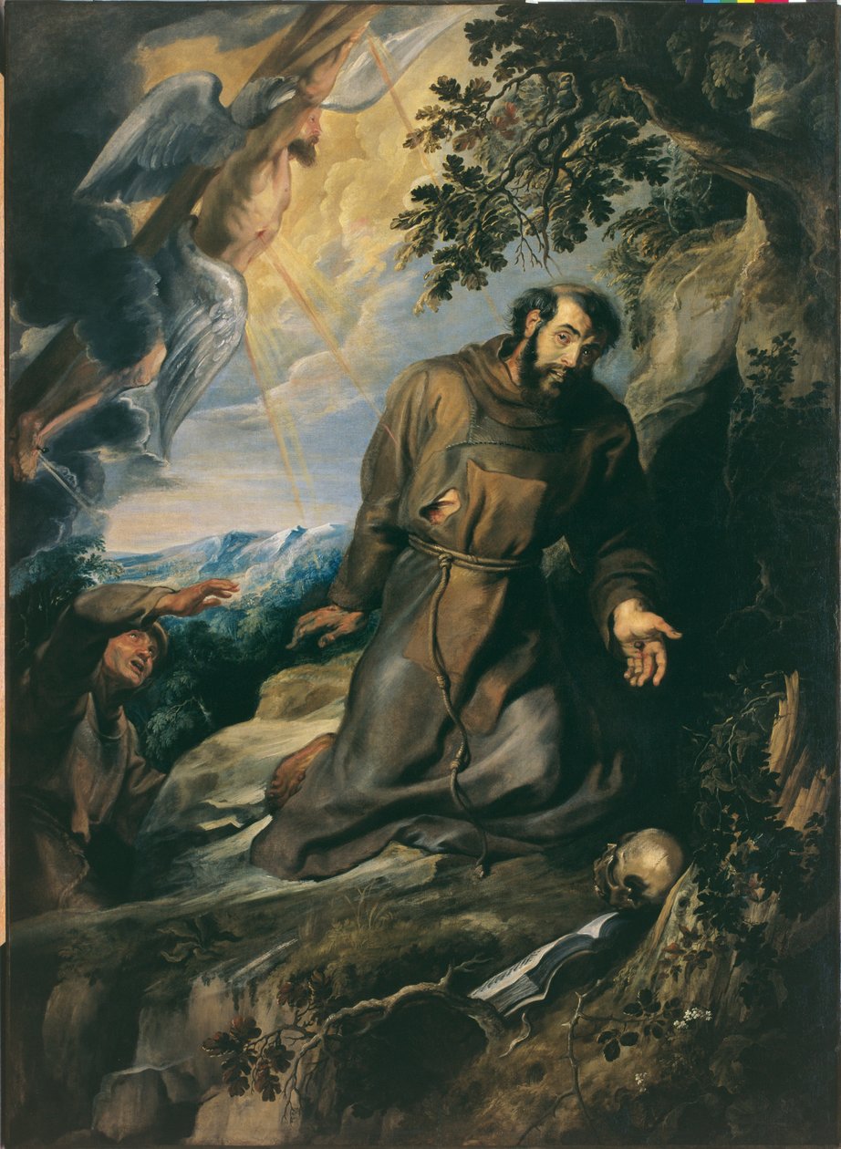 St. Francis Receiving the Stigmata by Peter Paul Rubens