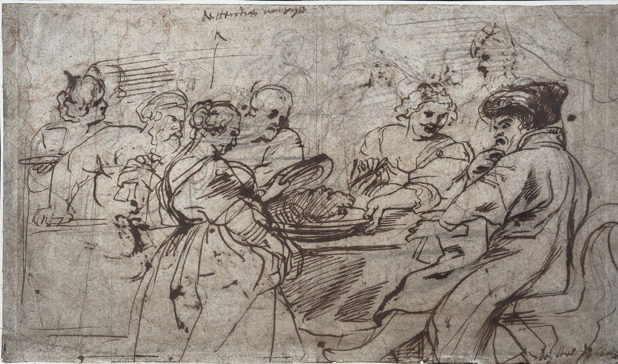 The Feast of Herod (recto) by Peter Paul Rubens