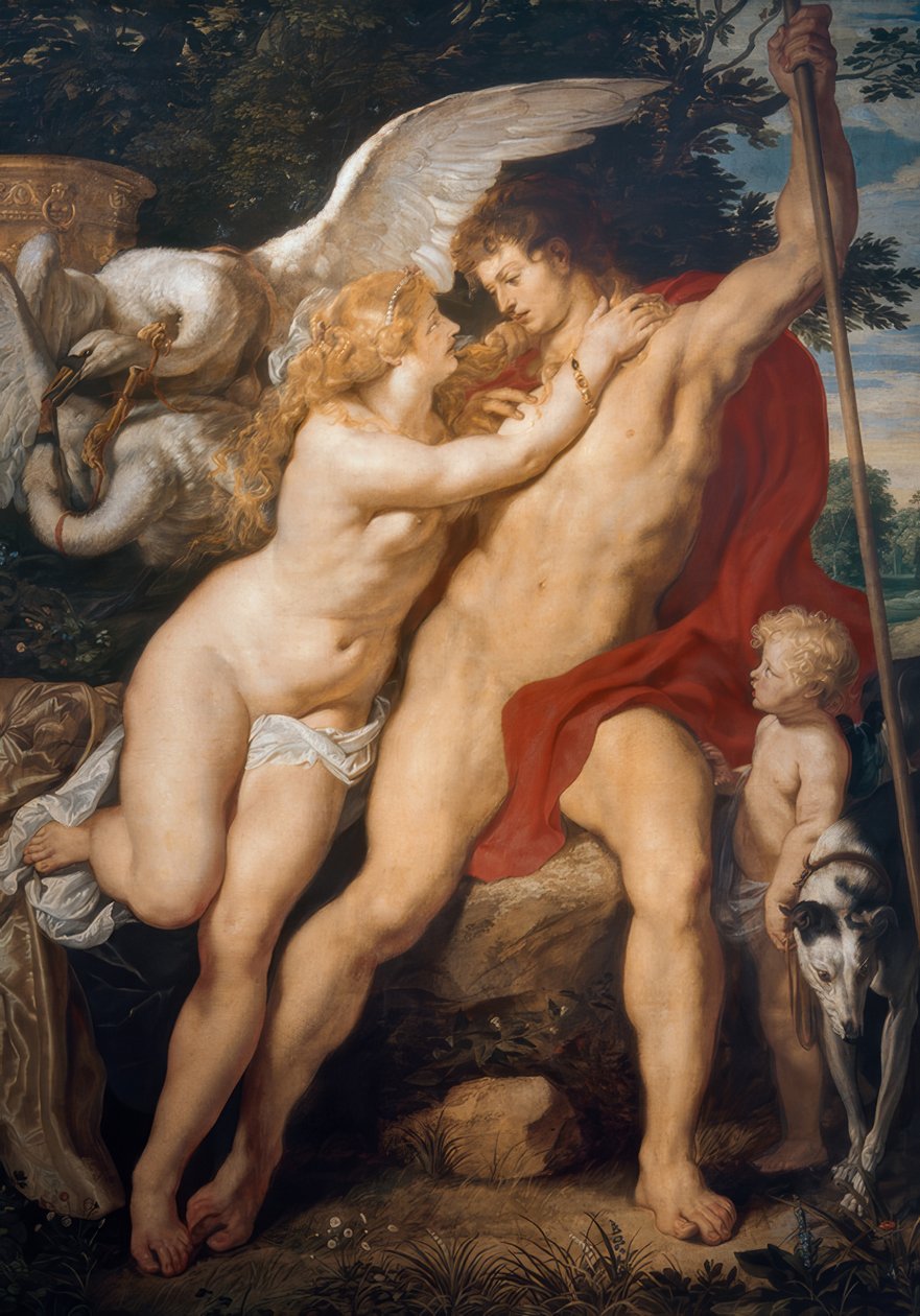 Venus and Adonis by Peter Paul Rubens