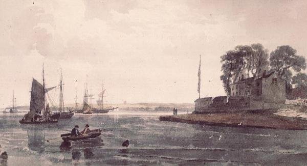 Cowes Castle by Peter de Wint