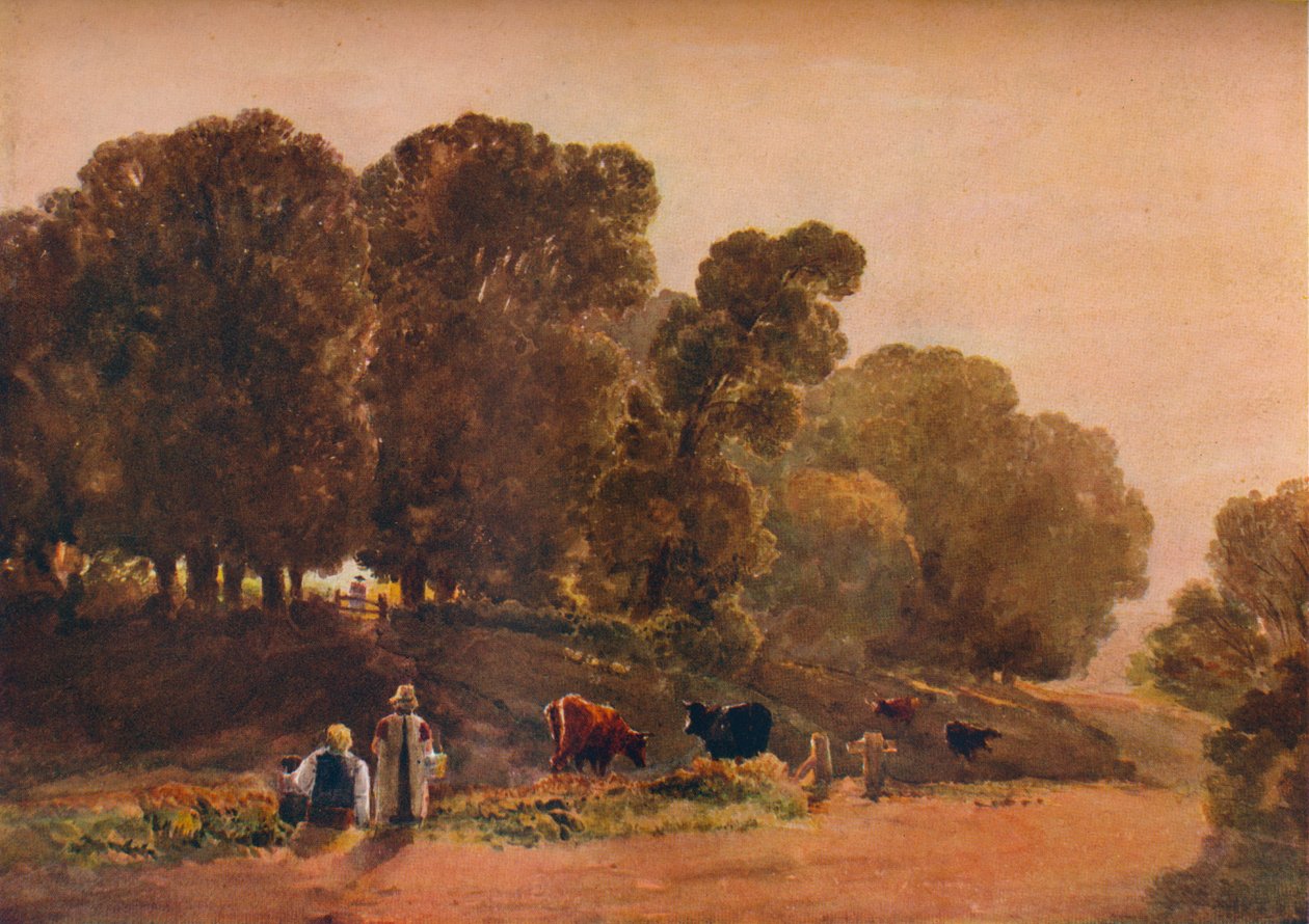 Road Through a Park by Peter de Wint