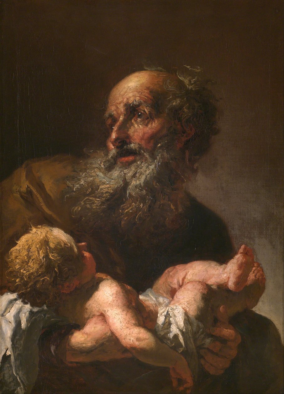 Simeon with Infant Jesus by Petr Brandl