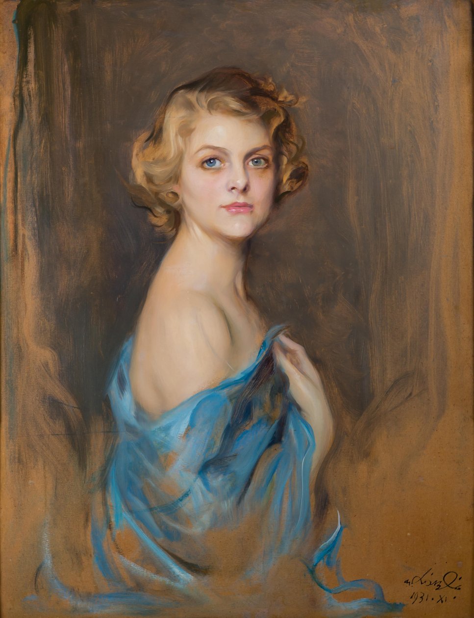 Portrait of Mrs. Theodore P. Grosvenor (née Anita Strawbridge, 1901-1987) by Philip de László